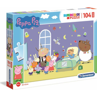 CLEMENTONI Puzzle Prasátko Peppa MAXI 104 dílků