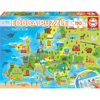 EDUCA Puzzle Mapa Evropy 150 dílků