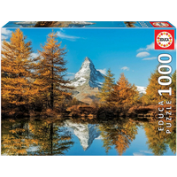 EDUCA Puzzle Podzimní Matterhorn, Švýcarsko 1000 dílků