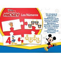 EDUCA Puzzle Mickey a přátelé: Počítání 10x4 dílků