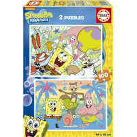 EDUCA Puzzle Sponge Bob 2x100 dílků
