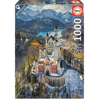 EDUCA Puzzle Zámek Neuschwanstein ze vzduchu 1000 dílků