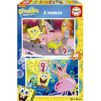 EDUCA Puzzle Sponge Bob 2x48 dílků