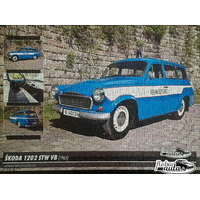 RETRO-AUTA Puzzle č. 17 Škoda 1202 STW VB (1965) 500 dílků