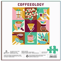 GALISON Čtvercové puzzle Coffeeology 500 dílků