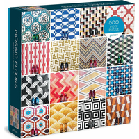 GALISON Čtvercové puzzle Mozaikové podlahy 500 dílků