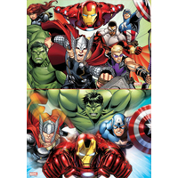 EDUCA Puzzle Avengers - Sjednocení 2x48 dílků