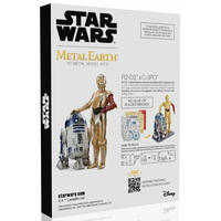 METAL EARTH 3D puzzle Star Wars: R2D2 a C-3PO (deluxe set)