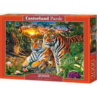 CASTORLAND Puzzle Tygří rodina 2000 dílků
