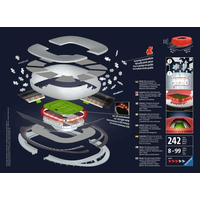 RAVENSBURGER Svítící 3D puzzle Noční edice Allianz Arena, Mnichov 216 dílků