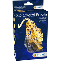 HCM KINZEL 3D Crystal puzzle Levhart 39 dílků