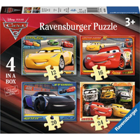 RAVENSBURGER Puzzle Auta 4v1 (12,16,20,24 dílků)