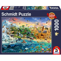 SCHMIDT Puzzle Království zvířat 1000 dílků