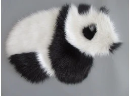 Dětský plyšový koberec FURRY - Panda