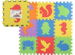 TEDDIES Pěnové puzzle Zvířátka (27x27)