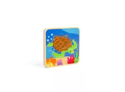 Bigjigs Toys Puzzle Životní cyklus želvy