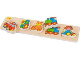 Bigjigs Baby Dřevěné vkládací puzzle hračky