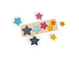 Bigjigs Toys Vkládací puzzle Hvězdy