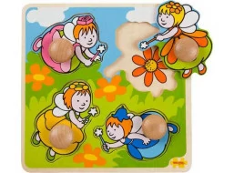 Bigjigs Toys Vkládací puzzle víly