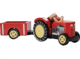 Le Toy Van Traktor červený