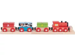 Bigjigs Rail Vlak s potravinami