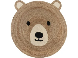 Dětský koberec Jute Kids Bear Natural