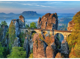 BLUEBIRD Puzzle Skalní most Bastei 500 dílků