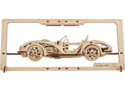 UGEARS 3D puzzle Roadster MK3 2,5D 62 dílků