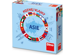 Dino Cestovní hra Poznej vlajky - Asie