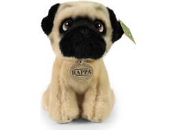 Rappa Plyšový pes mops 18 cm ECO-FRIENDLY