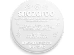 SNAZAROO Barva na obličej Bílá (White) 75ml