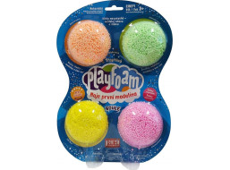 Kuličková modelína PlayFoam: Boule Set - třpytivá (4 barvy)