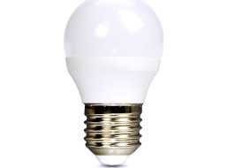 Solight LED žárovka, miniglobe, 6W, E27, 3000K, 510lm