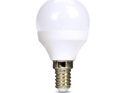 Solight LED žárovka, miniglobe, 4W, E14, 3000K, 340lm, bílé provedení