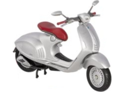 WELLY Kovový skútr Vespa 946 stříbrný