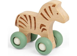 Bigjigs Toys Zvířátko na kolečkách Safari Zebra