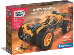 CLEMENTONI Science&Play Mechanická laboratoř Buggy a čtyřkolka 2v1