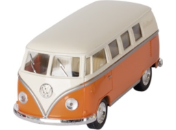 KINSMART Volkswagen Bus klasik KT5060 (1962) na zpětné natažení - oranžový