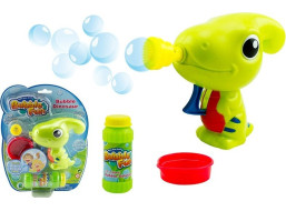 SPARKYS Bublifuková pistole Bubble Fun Dinosaurus s náplní zelená