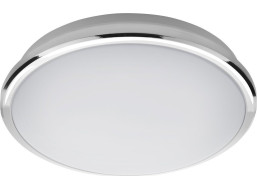 Sapho SILVER stropní LED svítidlo,  Ø 28cm, 10W, 230V, 3000K/4000K/6500K, chrom AU480