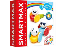 SMARTMAX Magnetická stavebnice Moje první autíčka 7 dílků