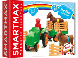 SMARTMAX Magnetická stavebnice Můj první traktor 22 dílků