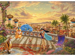 SCHMIDT Puzzle Disney: Jasmína a Aladin 1000 dílků