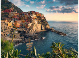 RAVENSBURGER Puzzle Pohled na Cinque Terre, Itálie 1500 dílků