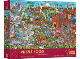 TREFL Puzzle Premium Plus Share the Moments: Trojměsto 1000 dílků