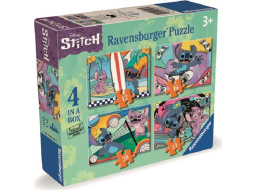 RAVENSBURGER Puzzle Disney: Stitch: Zábavné aktivity 4v1 (12,16,20,24 dílků)