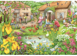 RAVENSBURGER Puzzle Farmářská kavárna v údolí 1000 dílků