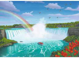 RAVENSBURGER Puzzle Niagarské vodopády 1000 dílků