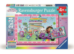 RAVENSBURGER Puzzle Gábinin kouzelný domek 2x24 dílků