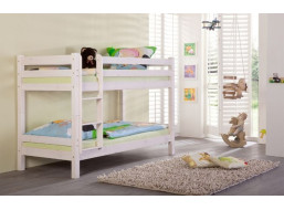 Dětská PATROVÁ postel BARČA 180x80 cm - bílá